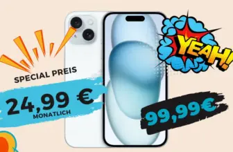 iPhone 15 + 40GB Vodafone nur 99€! 📱 Effektiv 0,03€/M