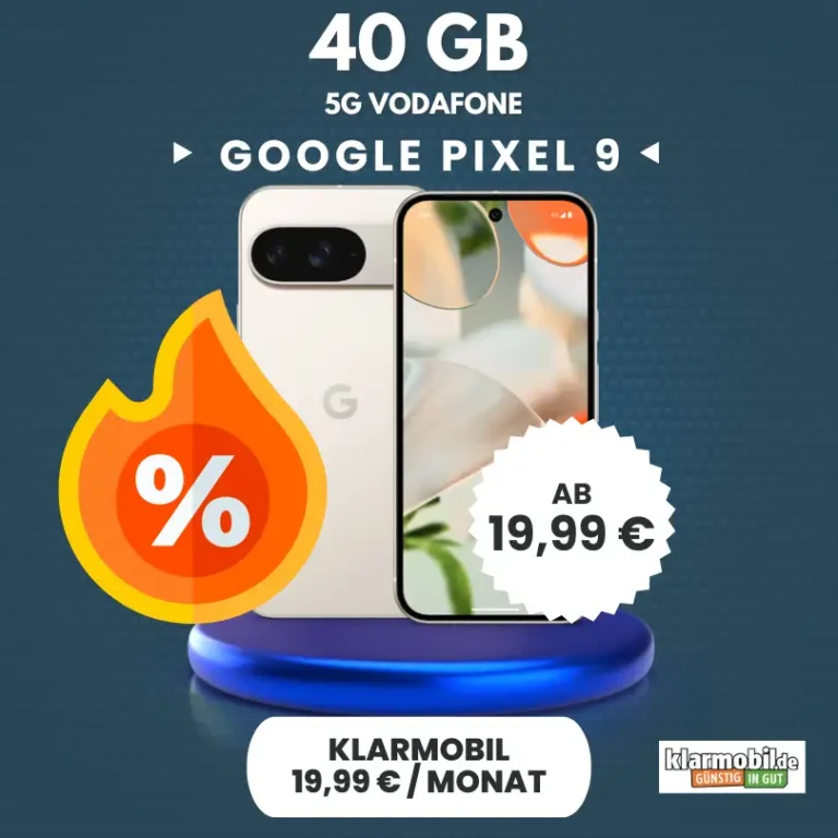 🔥 Pixel 9 + 40GB für -9€/M ❤️ Krasser Black Week Deal