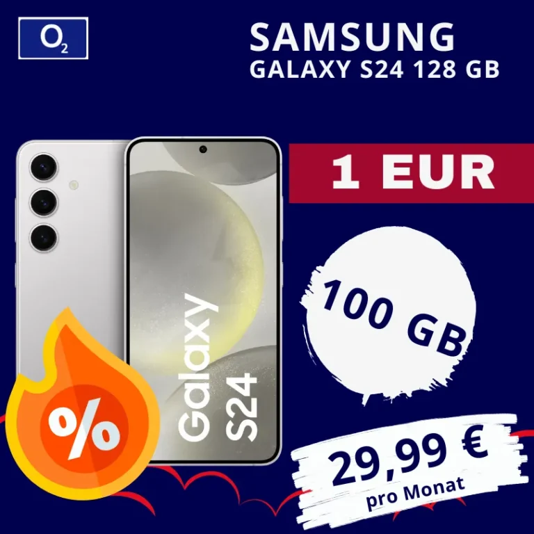 🔥 Galaxy S24 + 100GB für eff. 7,11€/mtl bei o2