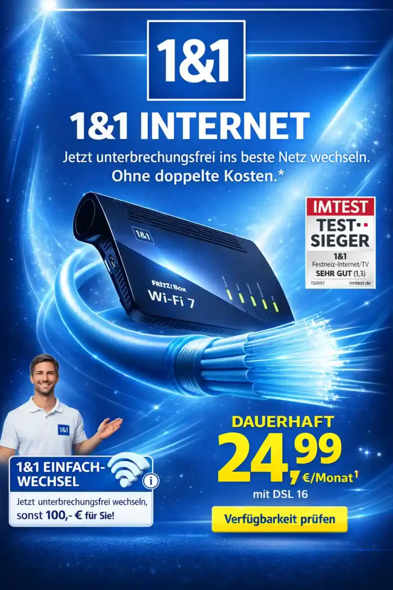 📶 1&1 DSL ab 9,99€ | Tarife, Preise & Angebote ✓
