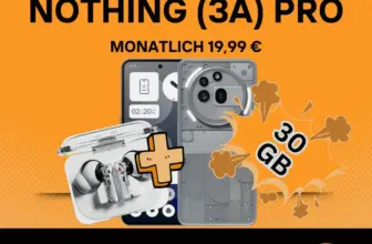 Nothing Phone (3a) Pro: 30GB Vodafone + Ear (a) ab 2,91€ 🔥