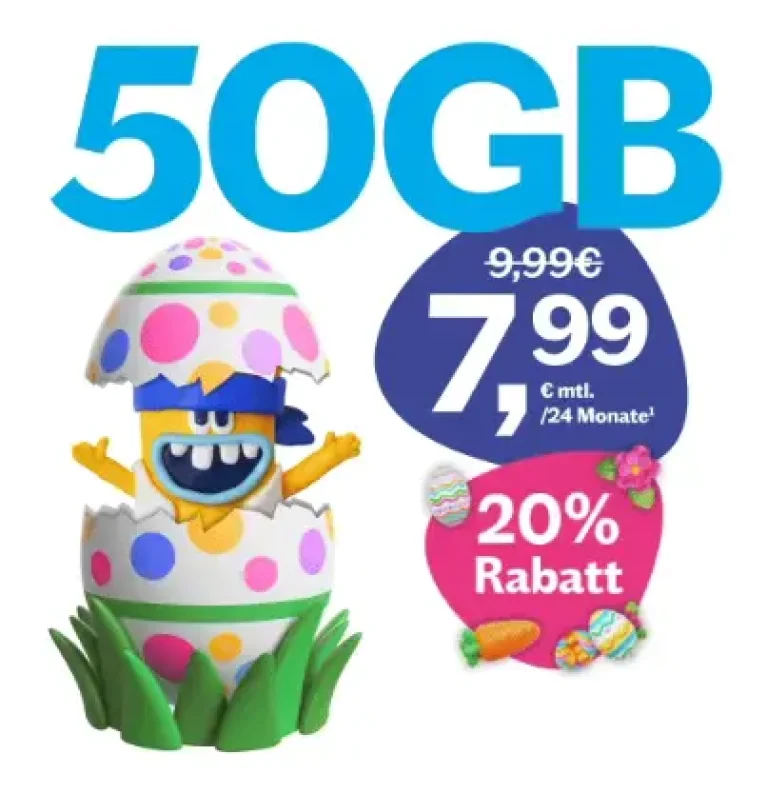 🔥 Lebara: 50 GB 5G für nur 7,99€ im Telefónica-Netz 📱