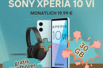 Sony Xperia 10 VI + otelo 30GB 🔥 -1,01€ eff. Vodafone