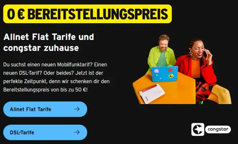 🔥 congstar Anschlusspreis sparen: 50€ Rabatt! 📱
