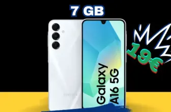 📱 Galaxy A16 5G: 4,99€ mtl. + 7GB | eff. 1,54€ Telefónica