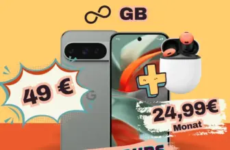 Pixel 9 Pro + O₂ Unlimited: -6,68 € mtl. Effektivpreis 🔥