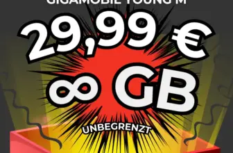 📱 Vodafone Young M: Unlimited 5G für 29,99€ - 25% Rabatt