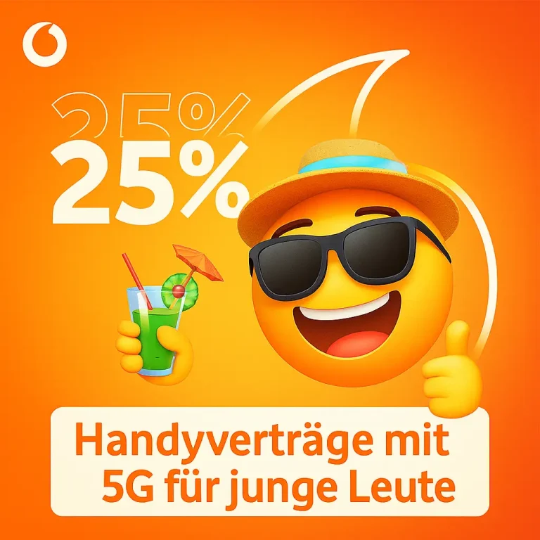 📱 Vodafone: 25% Rabatt auf GigaMobil ab 14,99€ | 14-280GB