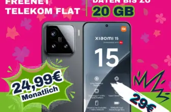 📱 Xiaomi 15: 24,99€ im Telekom-Netz | -7,08€ effektiv