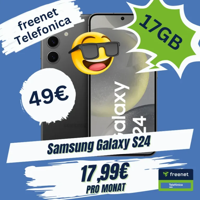 🔥 Galaxy S24 + 17GB für 17,99€ | Eff. nur 2,32€ mtl. 📱
