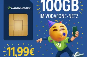 100GB Vodafone 11,99€ mtl. 🚀 Handyhelden Deal