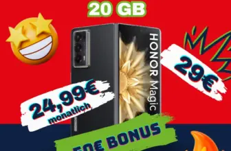 🔥 Honor Magic V2 + 20GB Vodafone | -9,76€ effektiv