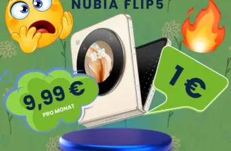 📱 Falthandy für 1€! Nubia Flip 5G mit 17GB für nur 9,99€ mtl.