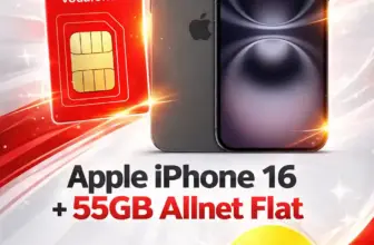 📱 iPhone 16 + 45 GB 5G für 0,82 €/Monat mit 150€ Bonus