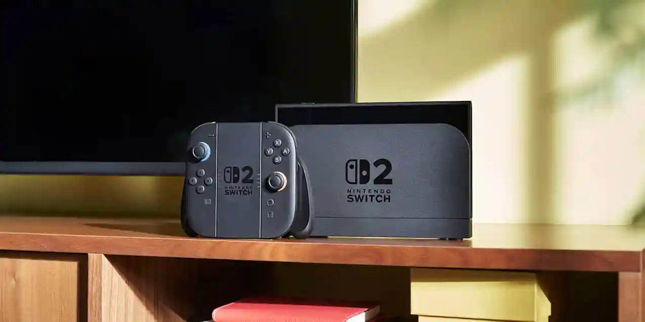 Nintendo Switch 2 im Handheld-Modus mit 7,9 Zoll Display