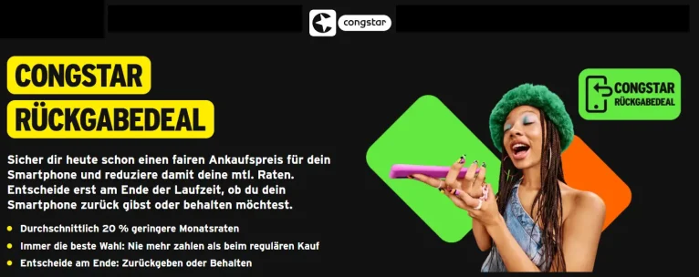 📱 congstar Rückgabe-Deal: Smartphone-Miete erklärt