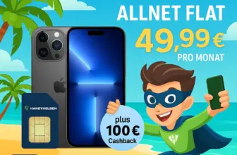 📱 Galaxy S25 + iPhone 16 Pro 40GB ab 39,99€ ⚡ 3,76€