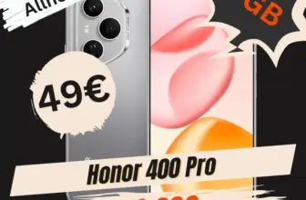 📱 Honor 400 Pro 40GB für 19,99€ mit otelo 40 GB Tarif