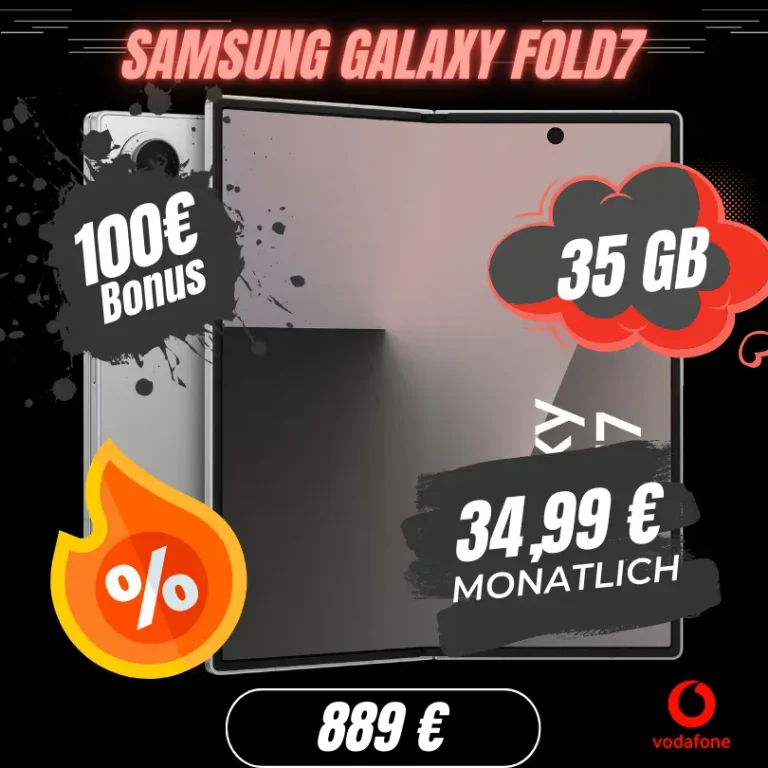 📱 Galaxy Z Fold 7: 35GB für 34,99€ - Effektiv -16,59€