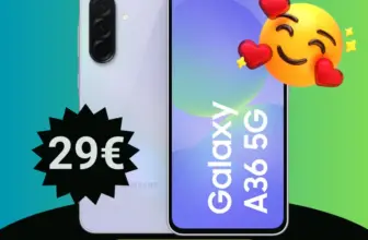 Galaxy A36 + O2 Blue 5,37€ 📱 20GB Deal 2025