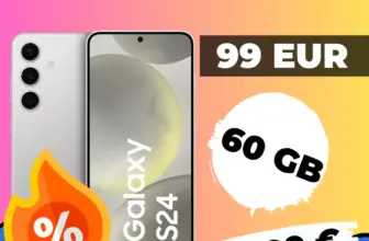 📱 Galaxy S24 256 GB: 60GB für 19,99€ | eff. 3,70€/Monat