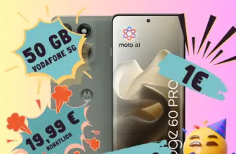 📱 Edge 60 Pro otelo 50GB Vodafone 19,99€ eff. 1,11€