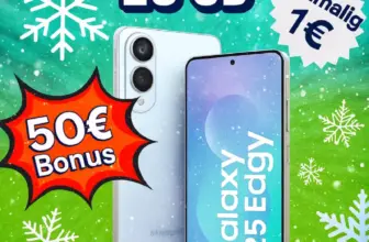 Galaxy S25 Edge + 20 GB Vodafone ⭐ nur 1 € & 24,98 €/Mon. ⭐