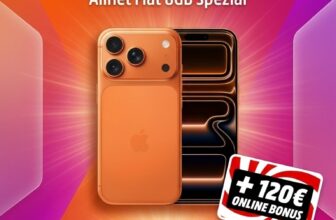 iPhone 17 Pro + Telekom Doppelkarte + 120 € Bonus | 11,90 €