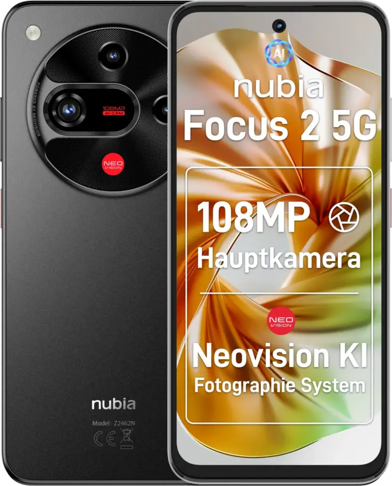 Nubia Focus 2 256 GB für 1.00 EUR mit congstar Allnet Flat XL 5G 200 GB