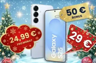 Galaxy S25 + freenet 30 GB 📱 eff. 2,28 €/Monat