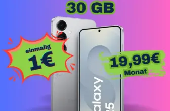 Galaxy S25 für 1€ mit 30 GB Vodafone 5G 📱 Eff. kostenlos!