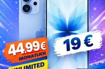 📱 iPhone 17 + o2 Unlimited Max ab 19€ | 300 Mbit/s ✓