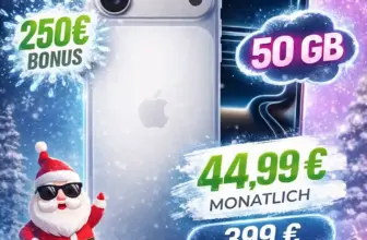 iPhone 17 Pro für 399€ + 50 GB Telekom + 250€ Bonus sichern