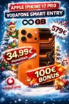 🔥🔥 iPhone 17 Pro + Vodafone Unlimited ab eff -1,89 €