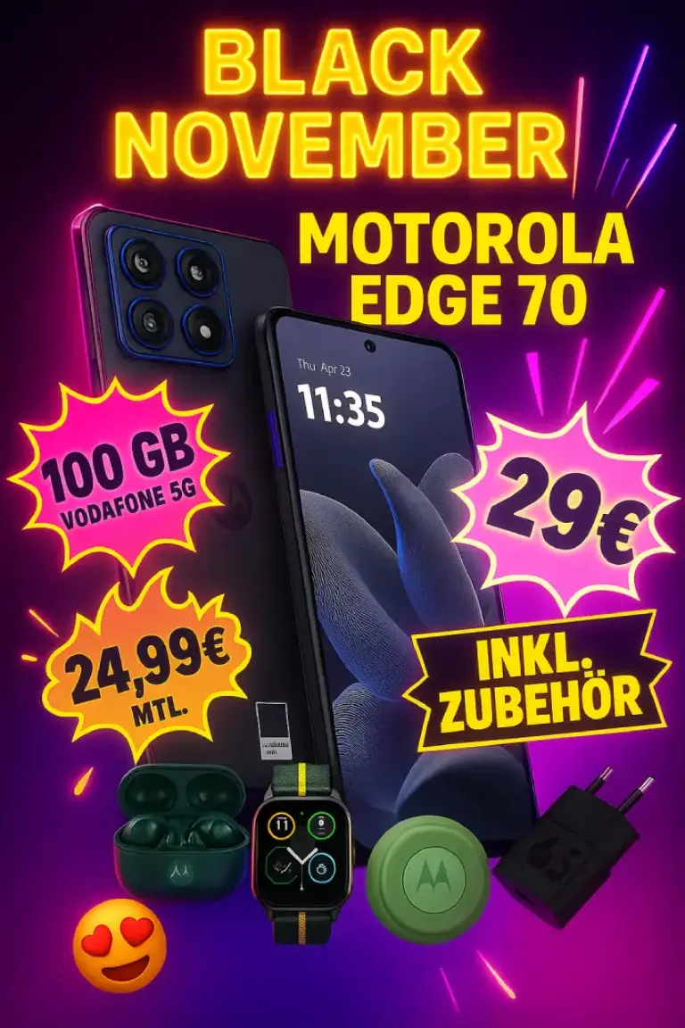 📱Motorola Edge 70 + 100GB Vodafone 24,99€ | -12€ Eff.