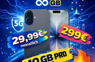 📱 iPhone 17 + Unlimited 5G ab 29,99 €/Mon + ChatGPT+ gratis