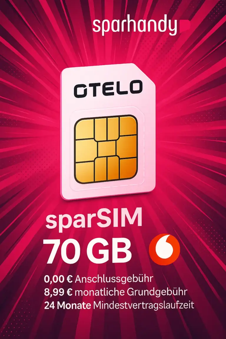 🔥 sparSIM Black Week: 70 GB für 8,99 € | Vodafone 5G