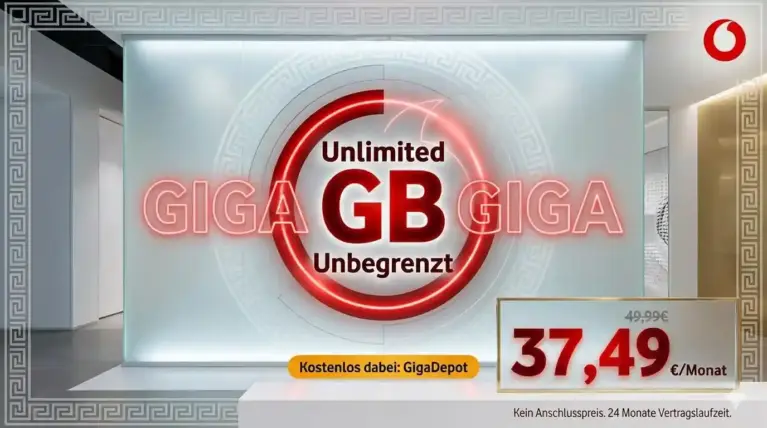 📱 Vodafone Wechselwochen: Unlimited ab 37,49€ + 0€ Anschluss | 5G ✓
