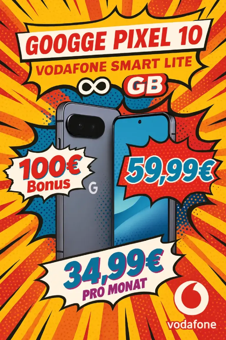 Google Pixel 10 + Unlimited für 0,45€ 🔥 Black Week
