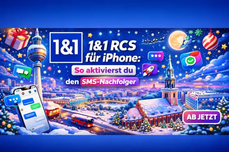 1&1 RCS für iPhone: So aktivierst du den SMS-Nachfolger