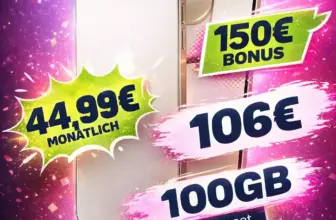 iPhone Air mit Vertrag: 100 GB Telekom für 4,45 €/Monat
