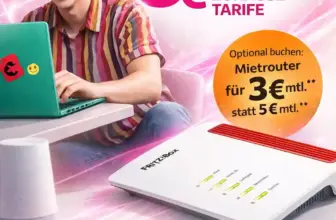 congstar DSL ab 25,83€: Bis 260€ Cashback + 0€ Anschluss