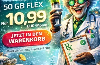 DR. SIM Angebote: 50 GB 5G Flat ab 10,99€ – mtl. kündbar!