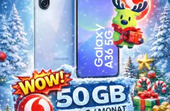 Galaxy A36 5G + 50 GB Vodafone 5G für 9,99€ mtl. 🔥 Eff. 4,62€