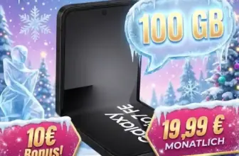 Galaxy Z Flip7 FE mit Vertrag ab 189 € & 19,99 €/mtl. + 100 GB 5G