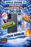 iPhone 17 + freenet Vodafone 50 GB für eff. -1,48€ mtl.!