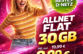 klarmobil Telekom: bis zu 100 GB ab 9,99 € mtl. | 5G ✅