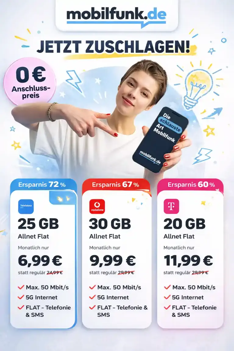 mobilfunk.de Tarife im Check: Lohnt sich der freenet-Anbieter?