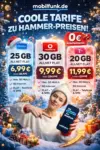 mobilfunk.de Tarife 🆕 25 GB 5G ab 6,99 € – Alle Netze