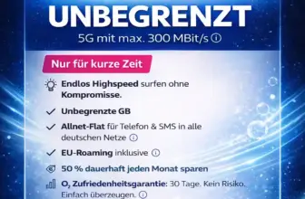 o2 Unlimited 5G im Flash Sale: Flatrates ab 19,99 €/Mon.